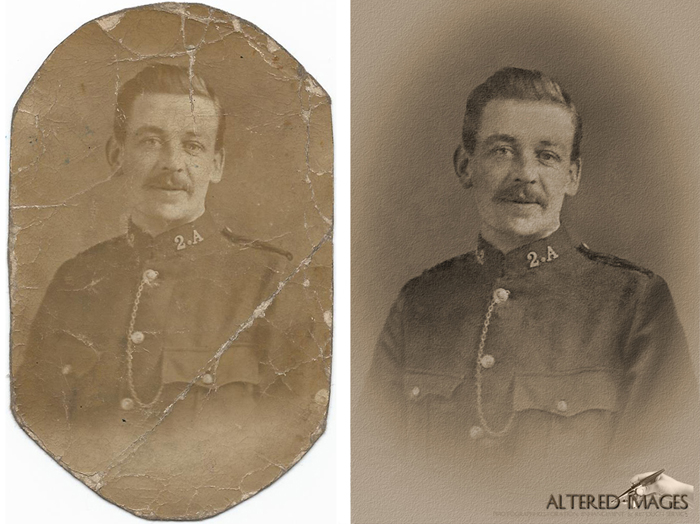 Photo Restoration by Altered Images