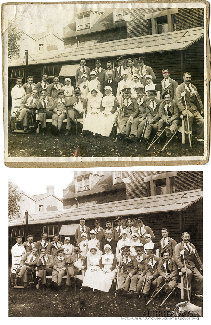 Photo Restoration by Altered Images