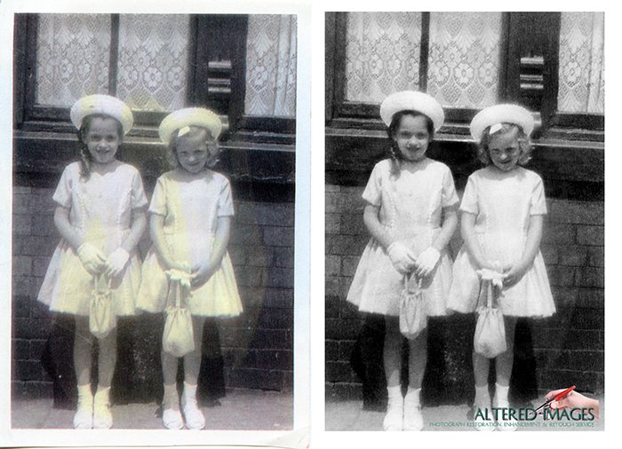 whit sunday photograph restoration