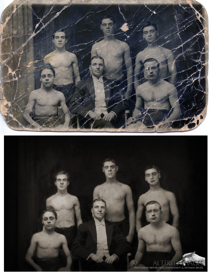 Photo Restoration by Altered Images