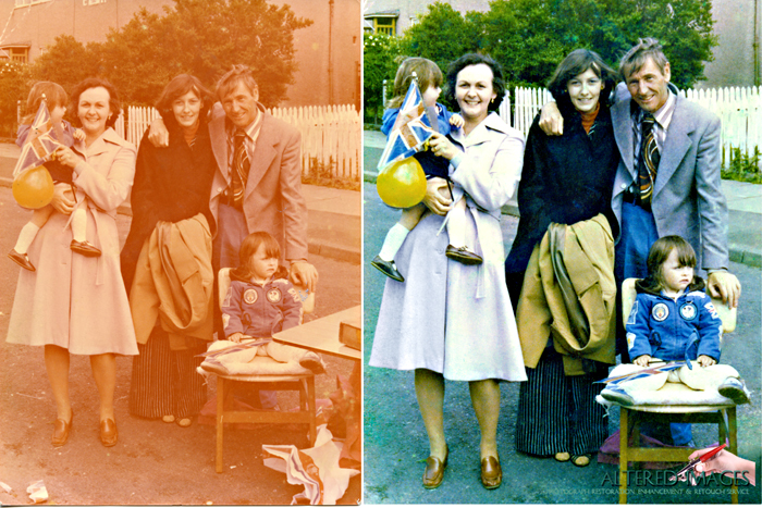 Photograph Restoration by Altered Images