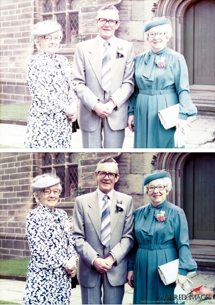 Photo Restoration by Altered Images