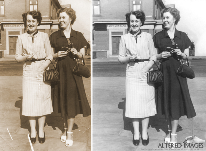 Photo Restoration by Altered Images