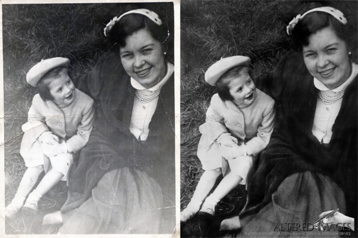 Photo Restoration by Altered Images