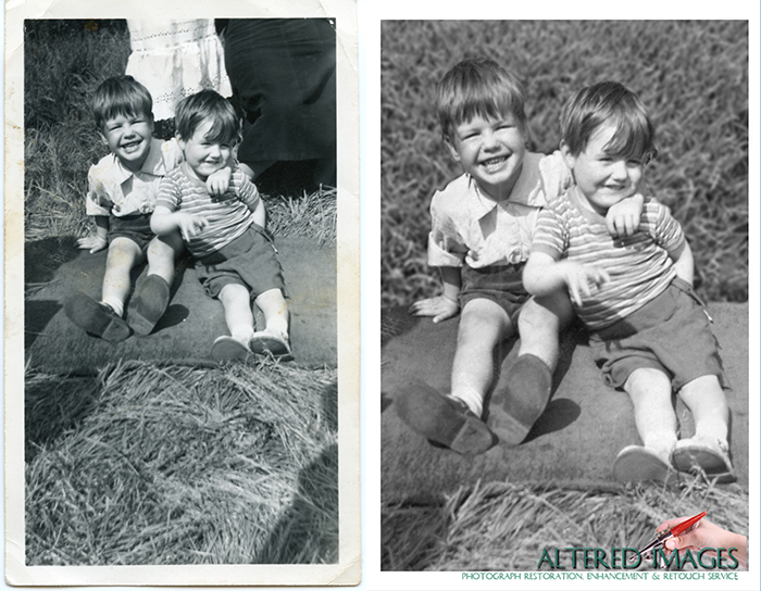 Photograph Restoration by Altered Images