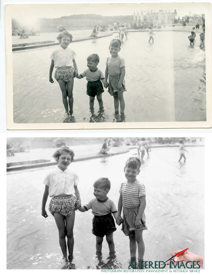 Photograph Restoration by Altered Images