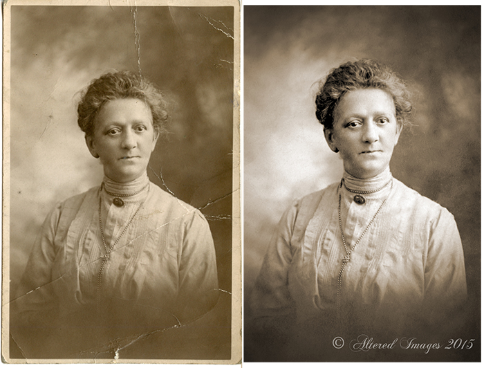 Photograph restoration by Altered images