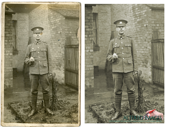 Photograph restoration by Altered images