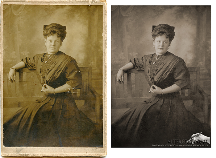 Photo Restoration by Altered Images