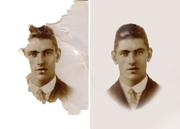 photo restoration by Altered images